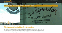 Desktop Screenshot of cafewesterdok.nl