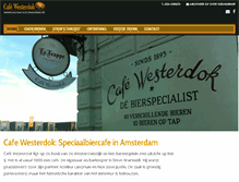 Tablet Screenshot of cafewesterdok.nl